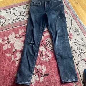 Banana Republic skinny black ankle Jean